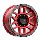 KMC KM544 18X9 8X180 C-RED BLK-LP 18MM Wheels