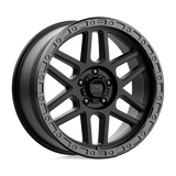 KMC KM544 20X9 5X5.0 S-BLK GB LP 18MM Wheels