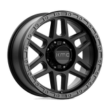 KMC KM544 20X9 8X170 S-BLK GB LP 18MM Wheels