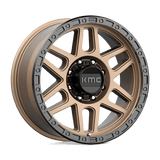 KMC KM544 20X9 8X6.5 M-BRZ BLK LP 18MM Wheels