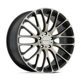 KMC KM693 17X7 5X4.5 S-BLK TINTED 45MM Wheels