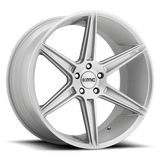 KMC KM711 20X10.5 5X120 BRUSHED SLV 35MM Wheels