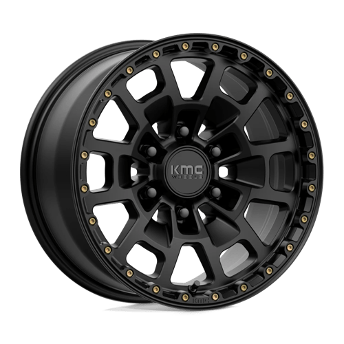 KMC KM718 17X8.5 6X135 S-BLK 18MM Wheels