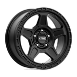 KMC KM721 16X7 5X4.5 S-BLK 15MM Wheels