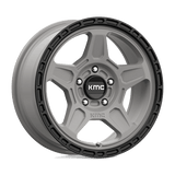 KMC KM721 16X7 5X100 S-GRAY BLK LP 15MM Wheels