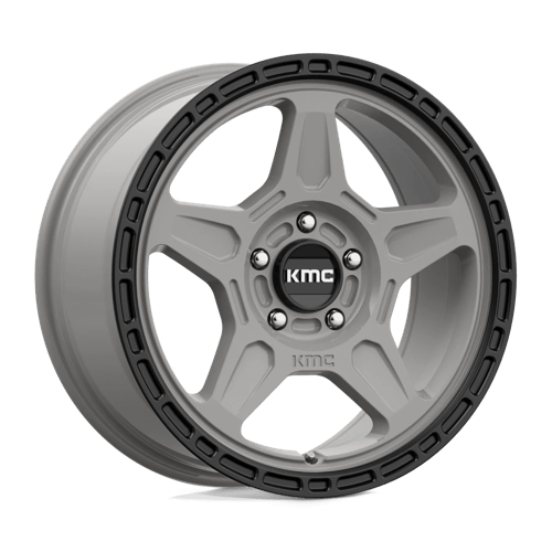 KMC KM721 17X8 5X4.5 S-GRAY BLK LP 38MM Wheels