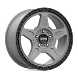 KMC KM721 17X8 5X4.5 S-GRAY BLK LP 38MM Wheels