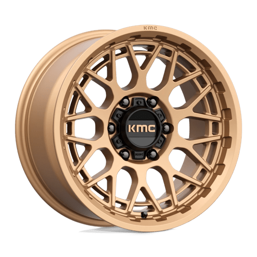 KMC KM722 17X8.5 6X5.5 BRONZE 18MM Wheels