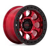 KMC RIOT BL 17X8.5 6X135 RD-BLK-RG +0 Wheels