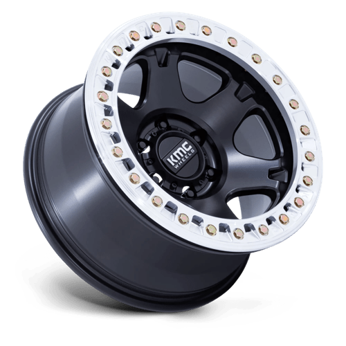 KMC VI BL 17X9 6X5.5 110 +1 S-BLK-MACH Wheels