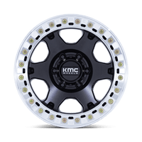 KMC KM238 17X9 BLANK S-BLK MACH -12MM Wheels