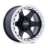 KMC VI BL 20X10 6X5.5 108 -48 S-BLK MACH Wheels