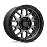 KMC KM535 16X8 8X6.5 M-GRAY M-BLK LP -6MM Wheels