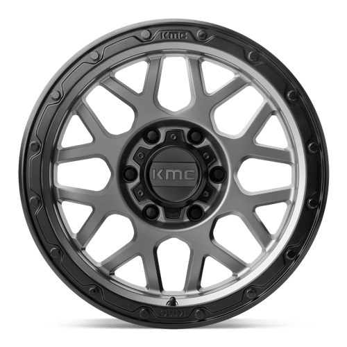 KMC KM535 17X8.5 8X6.5 M-GRAY M-BLK LP 0MM Wheels