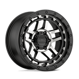 KMC KM540 17X9 5X5.0 S-BLK MACH -12MM Wheels
