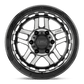 KMC KM540 17X9 6X5.5 S-BLK MACH -02MM Wheels