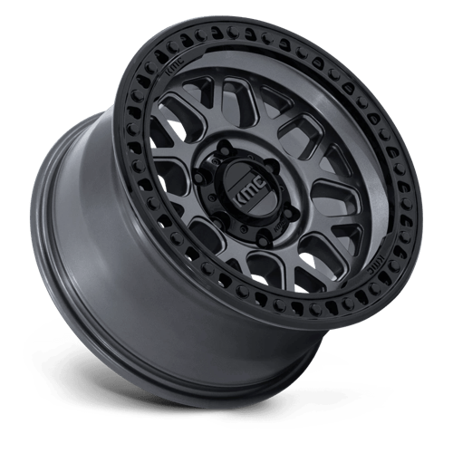 KMC GRS 17X9 6X120 66 +18 G-GUN-MTL-BLK-LP Wheels