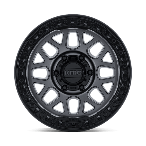 KMC GRS 18X9 5X5 71 +18 G-GUN-MTL-BLK-LP Wheels