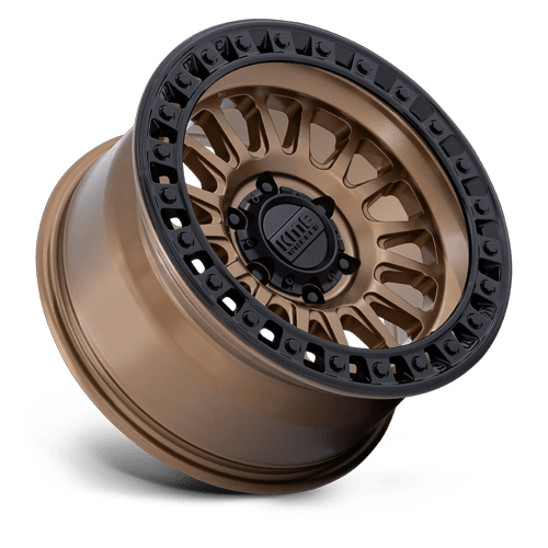KMC IMS 18X9 8X180 124 -12 M-BRNZ G-BLK Wheels