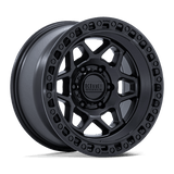 KMC TORX 17X8.5 5X5 71 +25 M-BLK G-BLK-LP Wheels