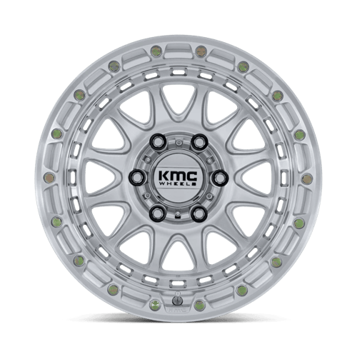 KMC CRUX 20X10 5X5 71 -18 G-SLV-MCH-FC Wheels