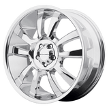 KMC KM673 24X9.5 6X5.5 CHROME 30MM Wheels