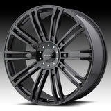 KMC KM677 20X8.5 5X4.5/120 G-BLK 35MM Wheels