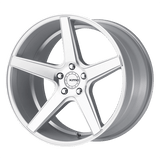KMC KM685 20X8.5 5X4.5 SLV MACH 28MM Wheels