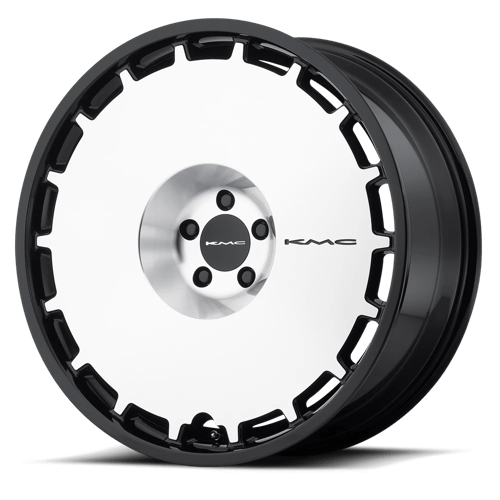KMC KM689 22X9 BLANK S-BLK BRUSH 15MM (108-155) Wheels