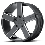 KMC KM690 22X9 6X5.5 SG-BLK MILL 30MM Wheels