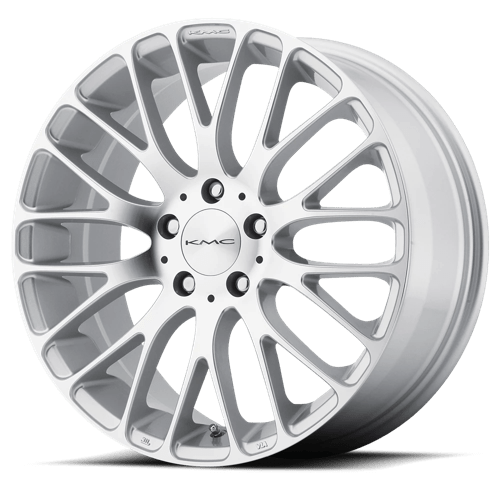 KMC KM693 20X8.5 5X120 SLV MACH FACE 40MM Wheels