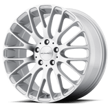 KMC KM693 20X8.5 5X120 SLV MACH FACE 40MM Wheels