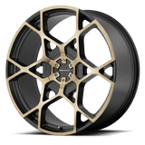 KMC KM695 20X8.5 6X120/5.5 S-BLK TINTED 15MM Wheels