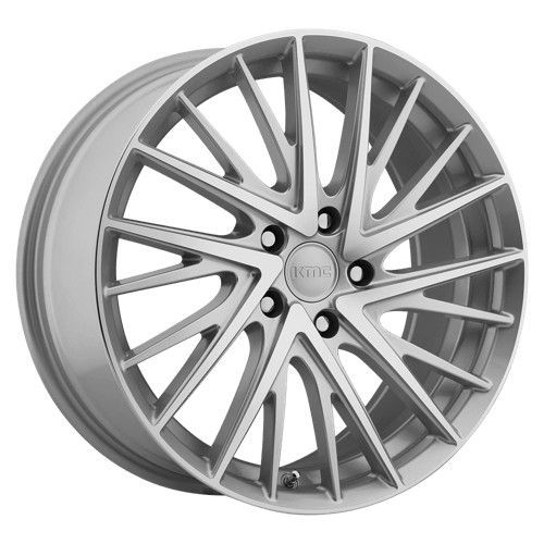 KMC KM697 18X8 5X4.5 SLV MACH 40MM Wheels
