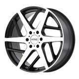 KMC KM699 22X9 5X4.5 S-BLK MACH 35MM Wheels
