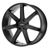 KMC KM700 24X9.5 5X5.0 S-BLK 38MM Wheels