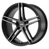 KMC KM703 20X10 5X112 S-BLK TITANUM FACE 45 Wheels