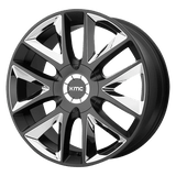 KMC KM710 22X9.5 6X135/5.5 S-BLK CHR INS 30M Wheels