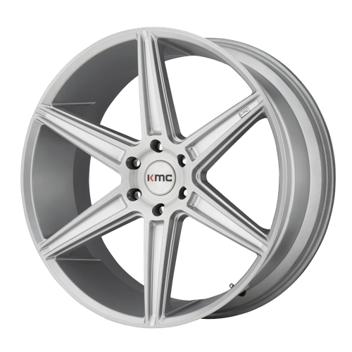KMC KM712 20X9 6X5.5 BRUSHED SLV 30MM Wheels