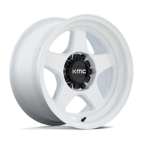 KMC LOBO 17X8.5 6X120 66 G-WHT -10 Wheels