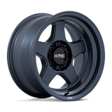 KMC LOBO 17X8.5 6X5.5 106 MTL-BLUE +18 Wheels