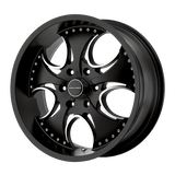 KMC KM755 VENOM 24X9.5 5X4.75 M-BLK +12MM Wheels
