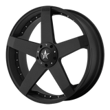 KMC KM775 22X8.5 5X4.5/120 M-BLK 42MM Wheels
