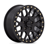 KMC Powersports GRENADE UTV BL 15X6 5X4.5 S-BLK 38MM Wheels