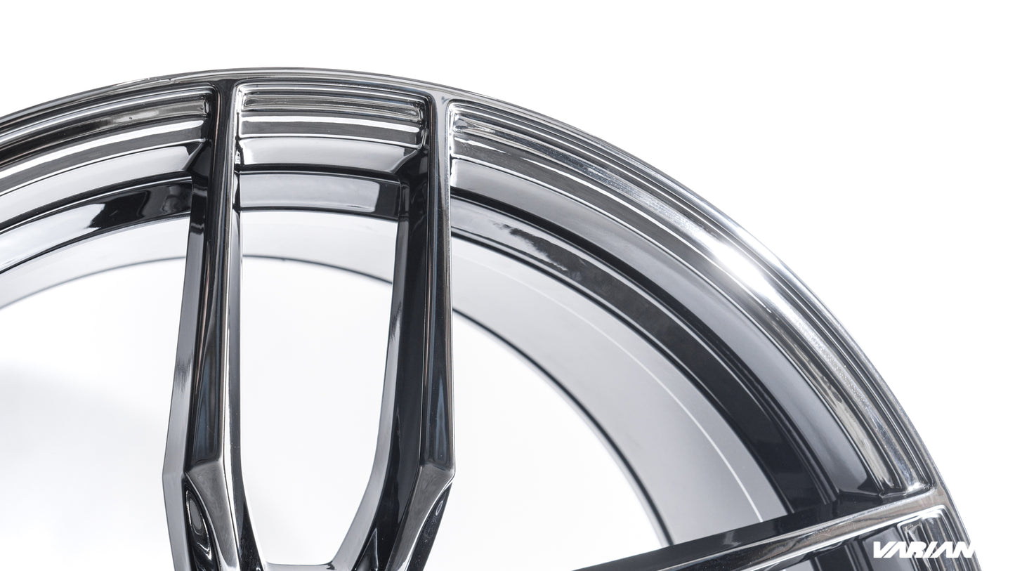 20x11 Super Black Chrome Cold Forged Collection KRYPTON Variant Forged  Alloy Wheels