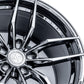 20x10 Super Black Chrome Cold Forged Collection KRYPTON Variant Forged  Alloy Wheels