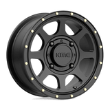KMC Powersports ADDICT 2 UTV 14X7 4X137 S-BLK 38MM Wheels