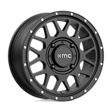 KMC Powersports GRENADE UTV 15X6 4X137 S-BLK 38MM Wheels