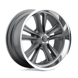 Foose 1PC F99 17X8 5X4.5 MT-GNMTL-MACH 01MM Wheels