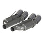 Kooks 09-13 Chevrolet Corvette Z06/ZR1 3in. Valved Axle-Back Exhaust w/ CF Tips
